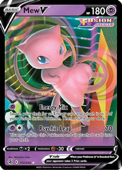 Mew V (113) [SWSH08: Fusion Strike] Holofoil - Deck Out Gaming