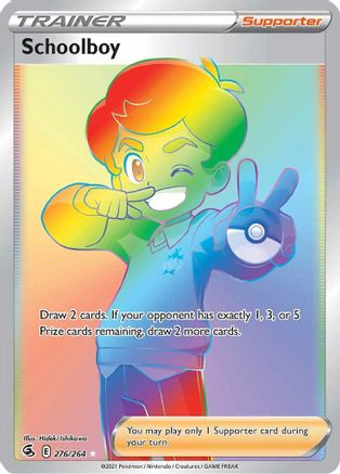 Schoolboy (Secret) (276) [SWSH08: Fusion Strike] Holofoil - Deck Out Gaming