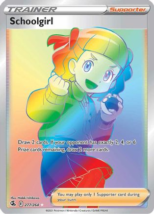 Schoolgirl (Secret) (277) [SWSH08: Fusion Strike] Holofoil - Deck Out Gaming