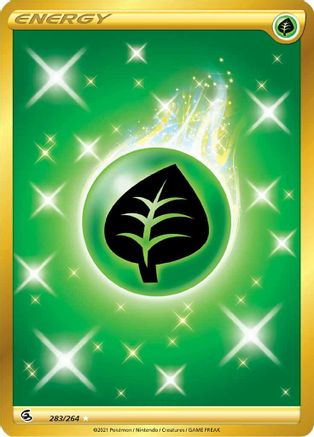 Grass Energy (Secret) (283) [SWSH08: Fusion Strike] Holofoil - Deck Out Gaming