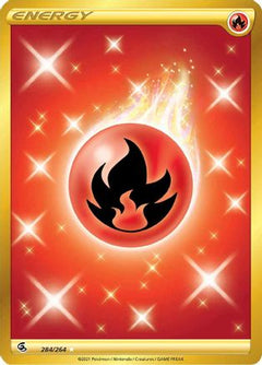 Fire Energy (Secret) (284) [SWSH08: Fusion Strike] Holofoil - Deck Out Gaming