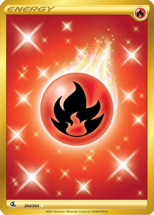 Fire Energy (Secret) (284) [SWSH08: Fusion Strike] Holofoil - Deck Out Gaming