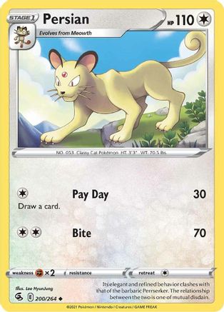 Persian (200) [SWSH08: Fusion Strike] - Deck Out Gaming