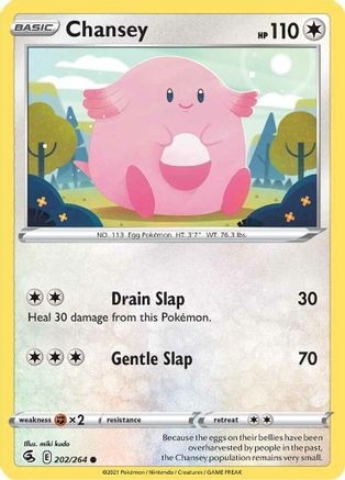 Chansey (202) [SWSH08: Fusion Strike] - Deck Out Gaming