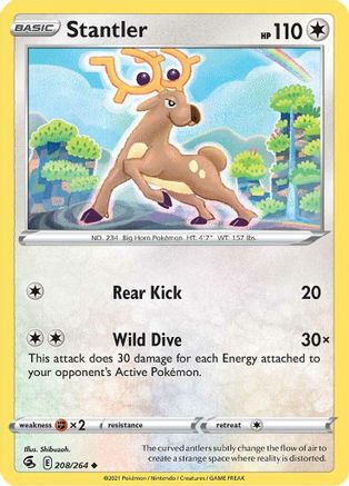 Stantler (208) [SWSH08: Fusion Strike] - Deck Out Gaming