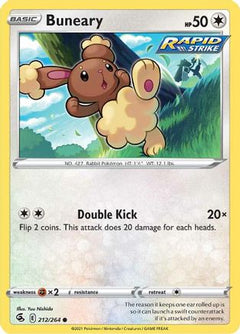 Buneary (212) [SWSH08: Fusion Strike] Reverse Holofoil - Deck Out Gaming