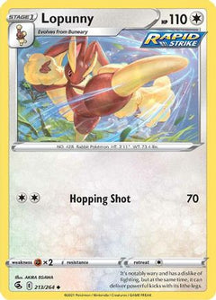 Lopunny (213) [SWSH08: Fusion Strike] - Deck Out Gaming