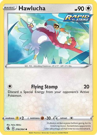 Hawlucha (216) [SWSH08: Fusion Strike] - Deck Out Gaming