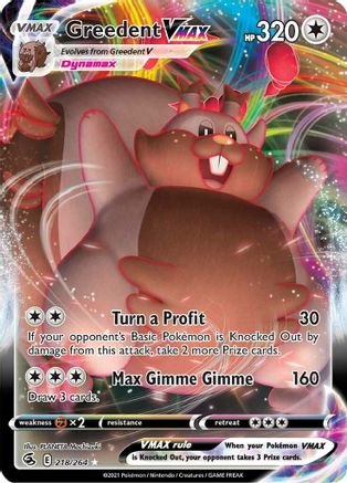 Greedent VMAX (218) [SWSH08: Fusion Strike] Holofoil - Deck Out Gaming