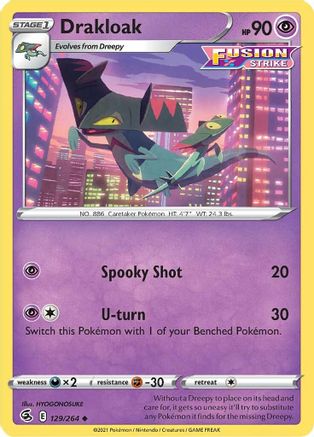 Drakloak (129) [SWSH08: Fusion Strike] - Deck Out Gaming