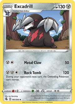 Excadrill (183) [SWSH08: Fusion Strike] - Deck Out Gaming