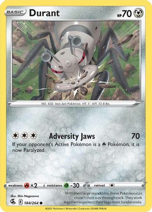 Durant (184) [SWSH08: Fusion Strike] - Deck Out Gaming