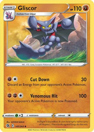 Gliscor (141) [SWSH08: Fusion Strike] - Deck Out Gaming