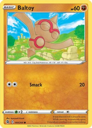 Baltoy (144) [SWSH08: Fusion Strike] - Deck Out Gaming