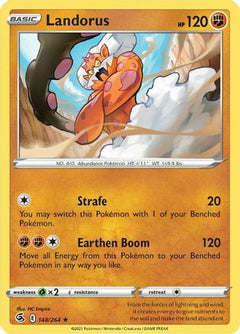 Landorus (148) [SWSH08: Fusion Strike] Reverse Holofoil - Deck Out Gaming