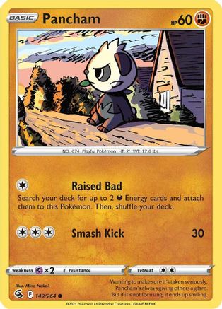 Pancham (149) [SWSH08: Fusion Strike] - Deck Out Gaming