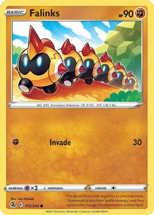 Falinks (155) (155) [SWSH08: Fusion Strike] Reverse Holofoil - Deck Out Gaming