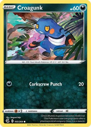 Croagunk (165) [SWSH08: Fusion Strike] - Deck Out Gaming