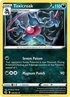 Toxicroak (166) [SWSH08: Fusion Strike] - Deck Out Gaming