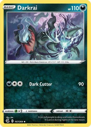Darkrai (167) [SWSH08: Fusion Strike] - Deck Out Gaming