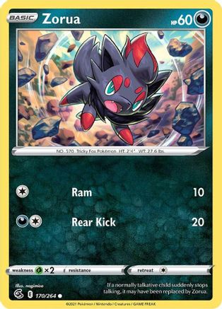 Zorua (170) [SWSH08: Fusion Strike] - Deck Out Gaming