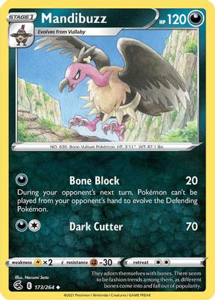 Mandibuzz (173) [SWSH08: Fusion Strike] - Deck Out Gaming
