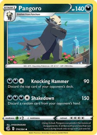 Pangoro (174) [SWSH08: Fusion Strike] - Deck Out Gaming