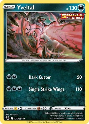 Yveltal (175) [SWSH08: Fusion Strike] - Deck Out Gaming