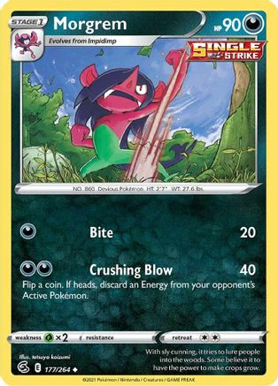 Morgrem (177) [SWSH08: Fusion Strike] - Deck Out Gaming