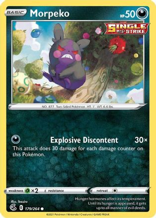 Morpeko (179) (179) [SWSH08: Fusion Strike] - Deck Out Gaming