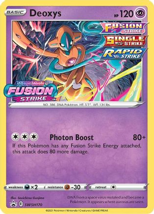 Deoxys - SWSH170 (Prerelease) (SWSH170) [SWSH: Sword & Shield Promo Cards] Holofoil - Deck Out Gaming