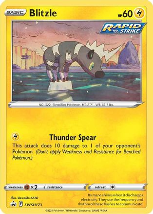 Blitzle - SWSH173 (SWSH173) [SWSH: Sword & Shield Promo Cards] Holofoil - Deck Out Gaming