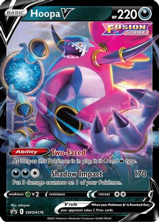 Hoopa V - SWSH176 (SWSH176) [SWSH: Sword & Shield Promo Cards] Holofoil - Deck Out Gaming