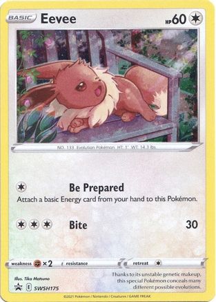 Eevee - SWSH175 (SWSH175) [SWSH: Sword & Shield Promo Cards] Holofoil - Deck Out Gaming
