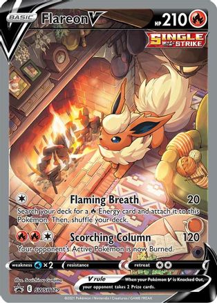 Flareon V - SWSH179 (SWSH179) [SWSH: Sword & Shield Promo Cards] Holofoil - Deck Out Gaming