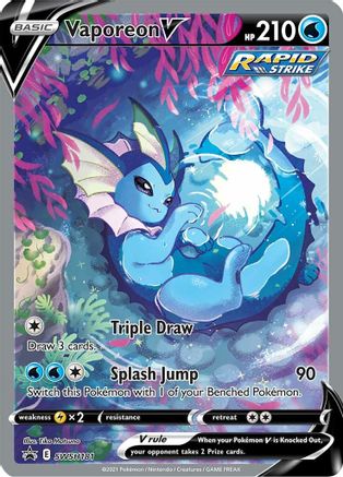 Vaporeon V - SWSH181 (SWSH181) [SWSH: Sword & Shield Promo Cards] Holofoil - Deck Out Gaming