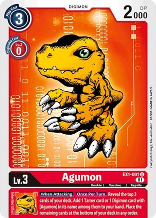 Agumon (EX1-001) [Classic Collection] - Deck Out Gaming