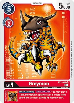 Greymon (EX1-004) [Classic Collection] - Deck Out Gaming