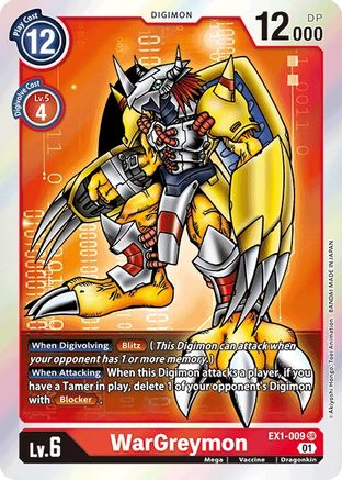 WarGreymon (EX1-009) [Classic Collection] Foil - Deck Out Gaming