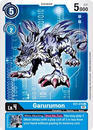 Garurumon (EX1-015) [Classic Collection] - Deck Out Gaming