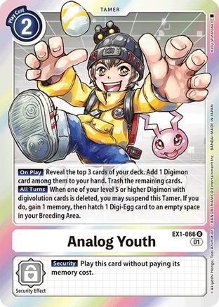 Analog Youth (EX1-066) [Classic Collection] Foil - Deck Out Gaming