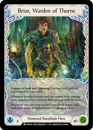 Briar, Warden of Thorns - HER044 (HER044) [Flesh and Blood: Promo Cards] Cold Foil - Deck Out Gaming