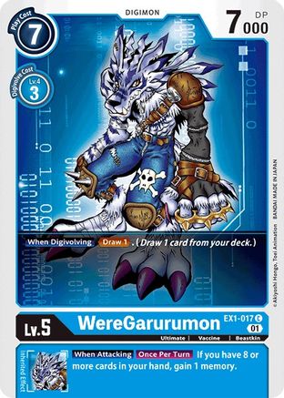 WereGarurumon (EX1-017) [Classic Collection] - Deck Out Gaming