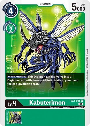 Kabuterimon (EX1-035) [Classic Collection] - Deck Out Gaming