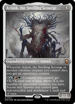 Azlask, the Swelling Scourge (17) [Modern Horizons 3 Commander] etched - Deck Out Gaming
