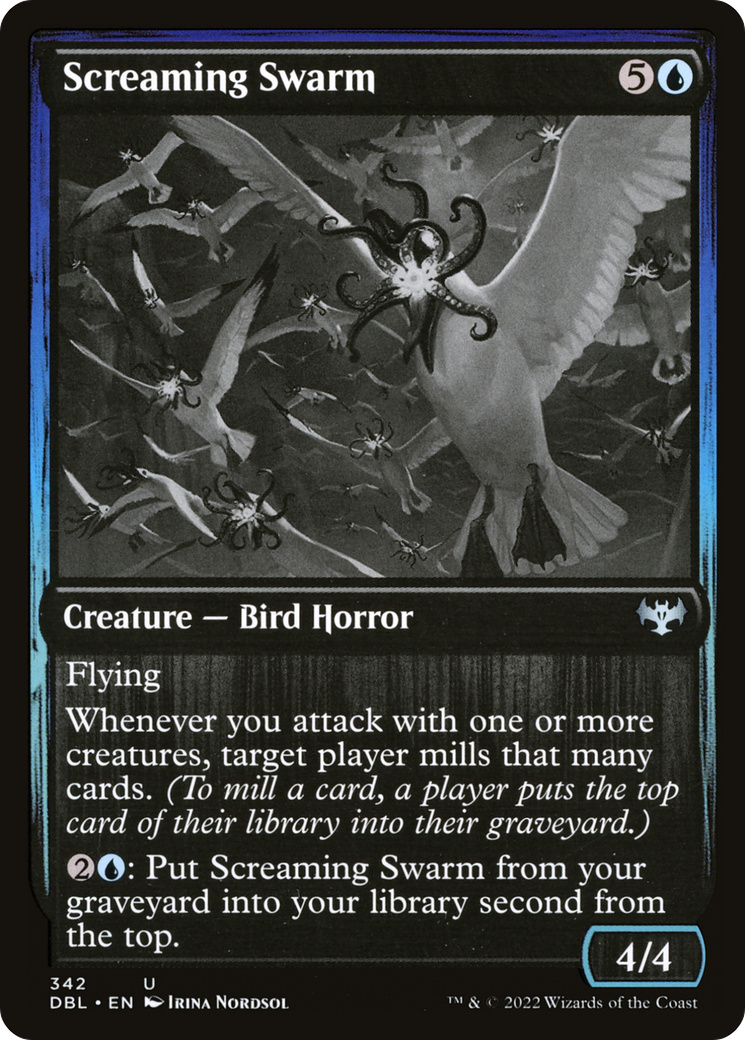 Screaming Swarm (342) [Innistrad: Double Feature] foil - Deck Out Gaming