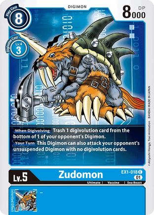 Zudomon (EX1-018) [Classic Collection] - Deck Out Gaming