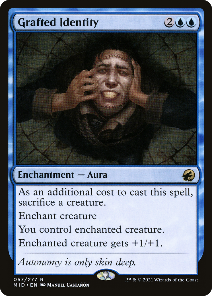 Grafted Identity (57) [Innistrad: Midnight Hunt] - Deck Out Gaming
