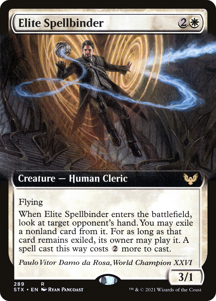 Elite Spellbinder (Extended Art) (289) [Strixhaven: School of Mages] - Deck Out Gaming
