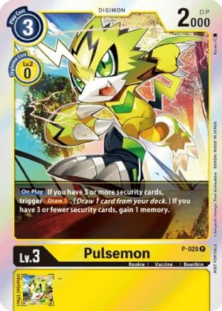 Pulsemon - P-028 (Double Diamond Pre-Release) (P-028) [Digimon Promotion Cards] Foil - Deck Out Gaming